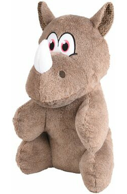 Flamingo nosorožec 40cm / Hračka pro psy 