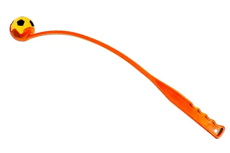 Karlie vrhač míčků oranžová 64cm