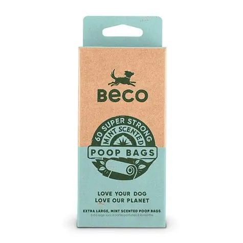 BeCoThings Beco Sáčky na exkrementy s peprmintovou vůní 60 ks / ekologické