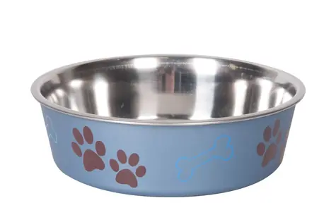 Karlie Miska nerezová s plastovým opláštěním metalická modrá 17.5cm 800ml