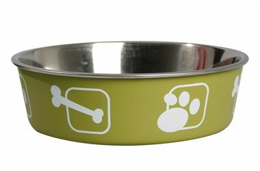 Karlie Miska nerezová s plastovým opláštěním zelená 23cm 2200ml