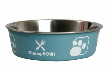 Karlie Miska nerezová s plastovým opláštěním tmavě modrá 23cm 2200ml