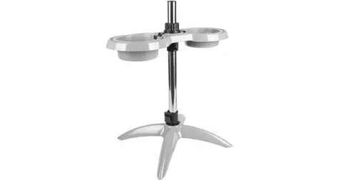 Flamingo SUVI šedá 600ml a 800ml / Stojan + 2 misky pro psa 