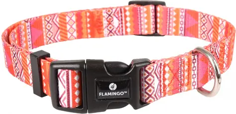 Flamingo SYB Obojek pro psy nylon 40-55cm x 20mm