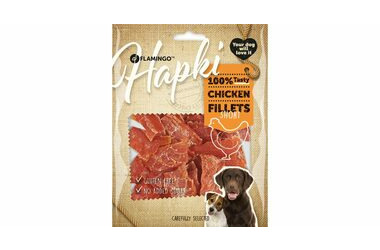 Flamingo Pochoutka kuřecí kousky krátké 170g