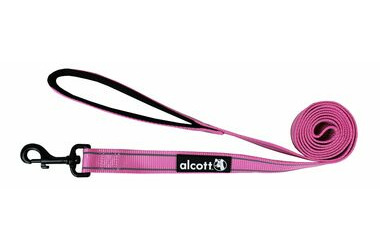 Alcott Reflexní vodítko pro psy růžová - velikost L