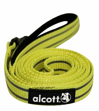 Alcott Reflexní vodítko pro psy žlutá - velikost M