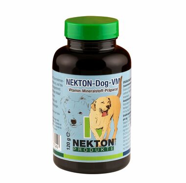 Nekton Dog VM 120g - vitamínový a minerální doplněk pro všechna plemena psů.