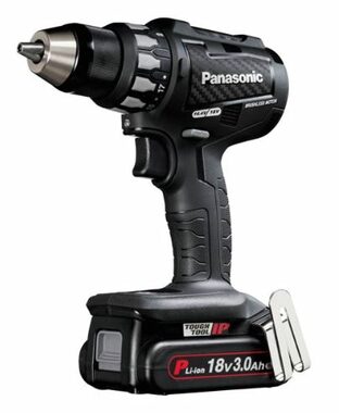 Panasonic EY74A2PN2G černá / aku vrtačka / 18V / 1580 ot-min / 50Nm 