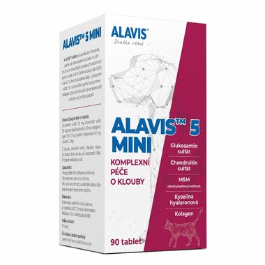 ALAVIS 5 MINI 90 tablet / Komplexní kloubní výživa pro psy malých plemen a pro kočky.