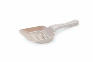 Beeztees Lopatka na čištění toalety plastová béžová 27x10x20cm (KF-400185)