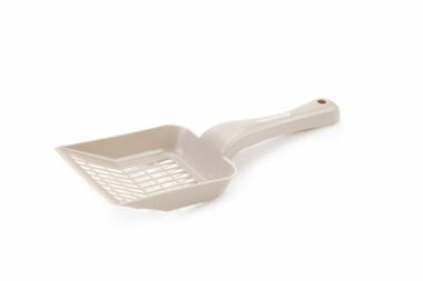 Beeztees Lopatka na čištění toalety plastová béžová 27x10x20cm (KF-400190)