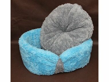 Marysa DE LUXE pelíšek světla modrá-šedá