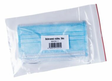 Orava Ochranná 3-vrstvá rouška na obličej - 5ks