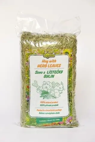 LIMARA seno s lístečky bylin 15l - 500g
