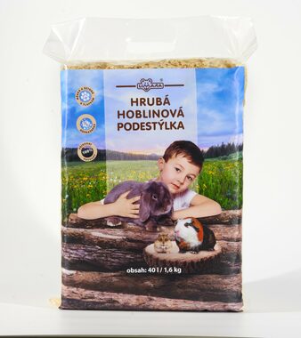 LIMARA hrubá hoblinová podestýlka 40l - 16Kg