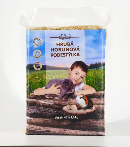 LIMARA hrubá hoblinová podestýlka 40l - 16Kg