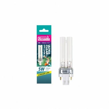 Arcadia Compact Ultra Clear UVC 5W G23 100mm