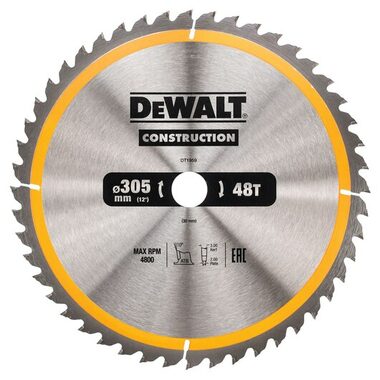 DeWalt DT1959 / Pilový kotouč pro pily / Průměr 305x30 mm / Šířka řezu 3.0 mm / Počet zubů 48