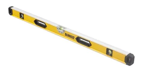DeWalt DWHT0-43224 Kovová vodováha 120 cm / 3 libely / Přesnost: 0.5 mm/m