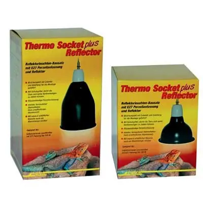 Lucky Reptile Thermo Socket plus Reflector Velký / V.23 x 14 cm