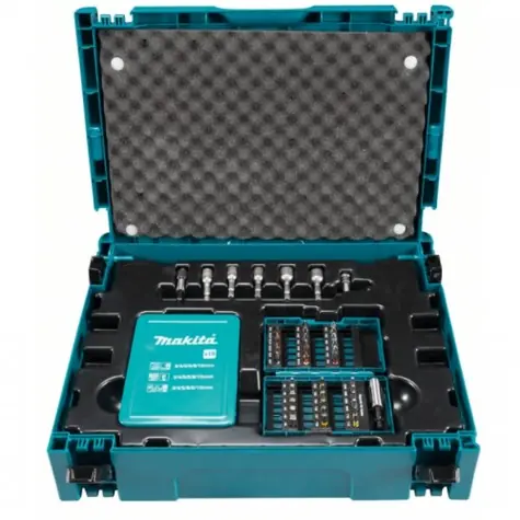 Makita B-53908 Sada bitů a vrtáků v Makpacu (62 ks)