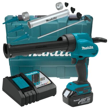 Makita DCG180RFX / Aku Vytlačovací pistole / 18V / Li-ion /  Rychlost 0-28 mm-s / 3.0 Ah