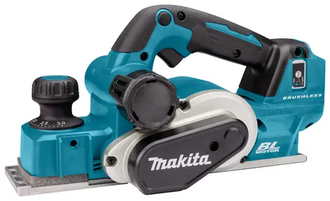 Makita DKP181ZJ / Aku hoblík / 18V / šířka: 82 mm / hloubka: až 3 mm / 12.000 ot-min / Bez aku