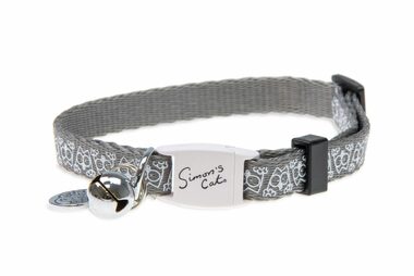 Karlie Simon's Cat Obojek šedý pro kočky 20-30 CM X 10 MM