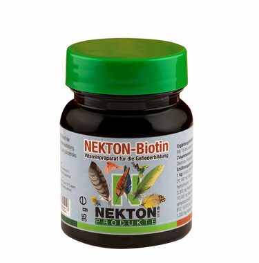 Nekton Biotin 35g - Potravní doplněk pro úspěšné přepeřování a zdravý růst peří