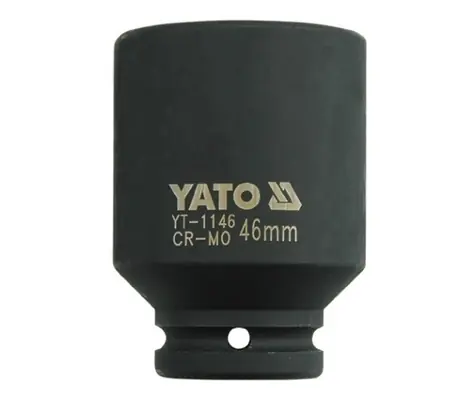 YATO YT-1146 / Nástavec 3/4" rázový šestihranný hluboký 46 mm / CrMo