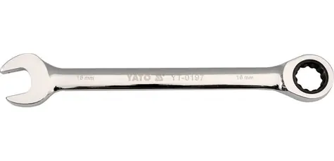 YATO YT-0204 / Klíč očkoplochý ráčnový 27 mm / 355 mm