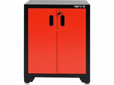 YATO YT-08934 Skříňka dílenská na nářadí prázdná 2 dveře / uzamykatelná / 66 x 45.7 x 86.3 cm