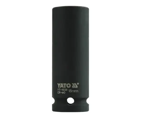 YATO YT-1038 / Nástavec 1/2" rázový šestihranný hluboký 18 mm / CrMo