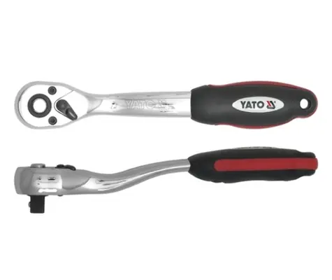 YATO YT-0316 / Ráčna 1/4" / 145 mm / vyhnutá