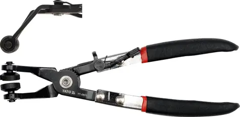YATO YT-0651 / Kleště na samosvorné hadicové spony 230mm / 45°