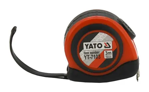 YATO YT-7103 / Metr svinovací 3 m x 16 mm autostop
