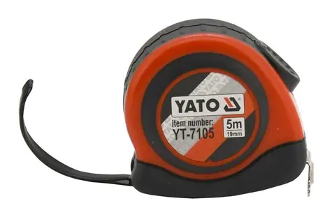 YATO YT-7105 / Metr svinovací 5 m x 19 mm autostop
