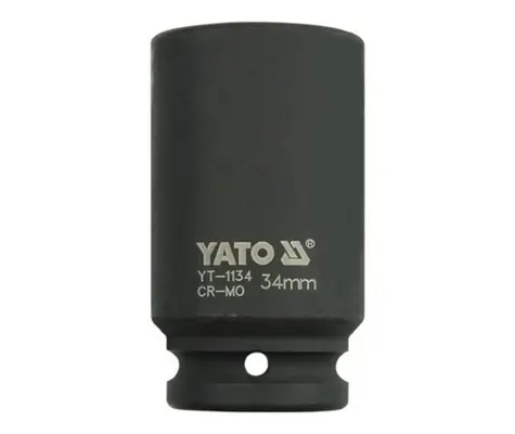 YATO YT-1134 / Nástavec 3/4" rázový šestihranný hluboký 34 mm / CrMo