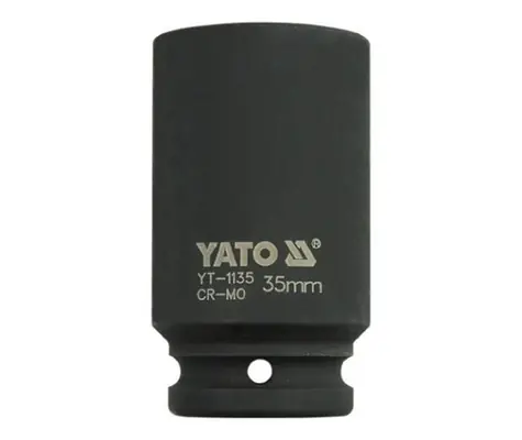 YATO YT-1135 / Nástavec 3/4" rázový šestihranný hluboký 35 mm / CrMo