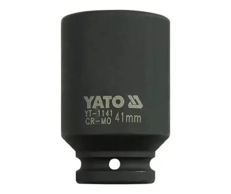 YATO YT-1141 / Nástavec 3/4" rázový šestihranný hluboký 41 mm / CrMo