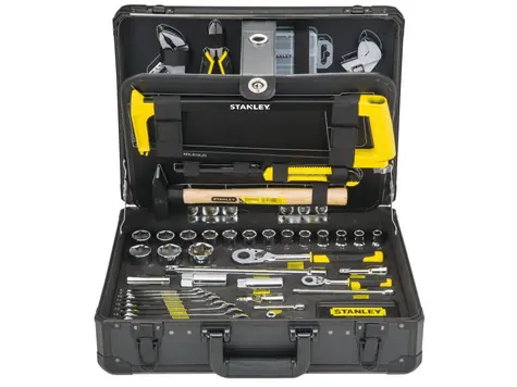 Stanley STMT98109 / Velká sada nářadí 1/4" a 1/2" / 142 dílů / kufr