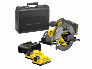 Stanley V20 SFMCS550M2K / Aku okružní pila / 18V / Kotouč: 190 mm / 5000 ot-min /2x 4.0Ah