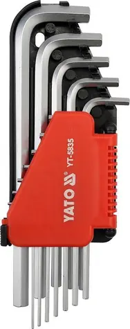YATO YT-5835 / Sada klíčů imbus 12 ks delší palcové