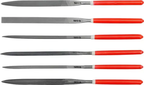 YATO YT-6161 / Sada pilníků jehlových 4 x 160 mm 6 ks