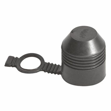 Carpoint Krytka na tažné zařízení - gumová černá