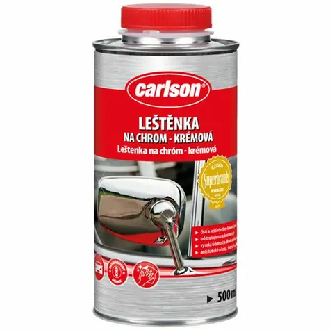 Carlson Leštěnka na chrom a kovové povrchy - krémová 500ml