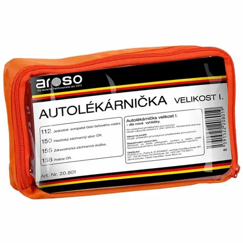 Aroso Autolékárnička pro poskytnutí předlékařské první pomoci - textilní