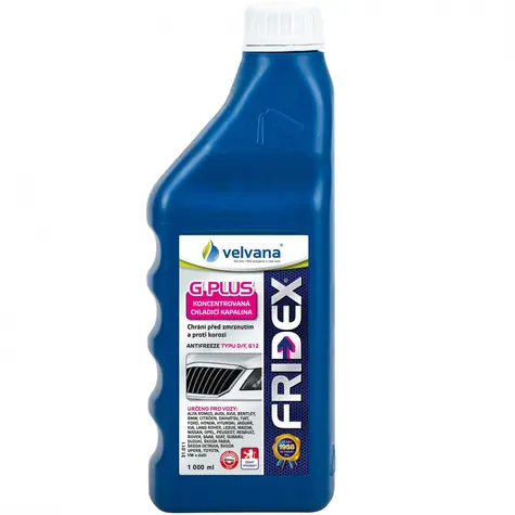 Velvana 31.011 chladicí kapalina Fridex G Plus / Typ F / G12 / VW TL774F - 1l