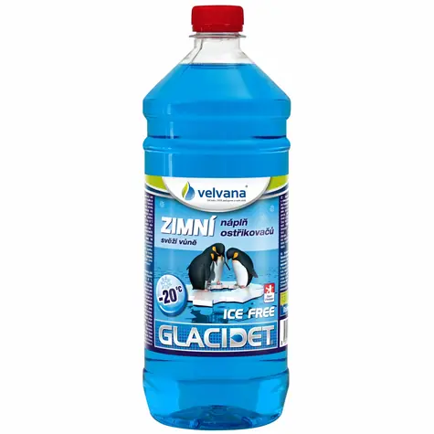 Velvana Zimní směs do ostřikovačů Glacidet Ice Free -20°C - 1l PET láhev